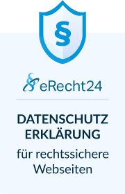 e-Recht24 Datenschutzerklärung für rechtssichere Webseiten